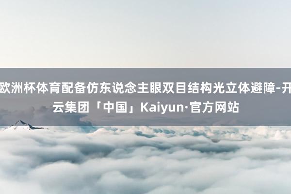 欧洲杯体育配备仿东说念主眼双目结构光立体避障-开云集团「中国」Kaiyun·官方网站